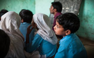 School children in India Right to education, discrimination, children living with HIV and AIDS, India, Supreme Court