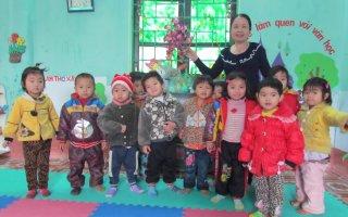 Kindergarten in Northwest Vietnam