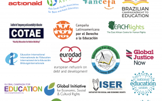 Image of 19 organisational logos on a white background