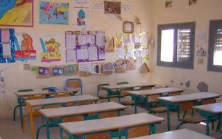Classroom in Morocco Classroom in Morocco