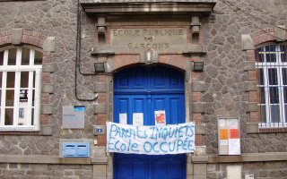 "Parents worried. School occupied"