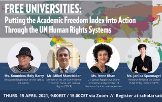 Promotional flyer for AFi event