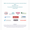 Front cover of submission showing title and logos of submitting organisations